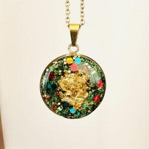 Collier SuperNova | Abondance Financière | Argenté