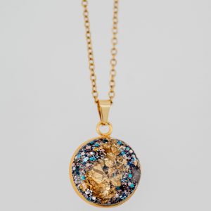 Collier Nébuleuse | Paix Intérieure | Libération De La Colère | Doré