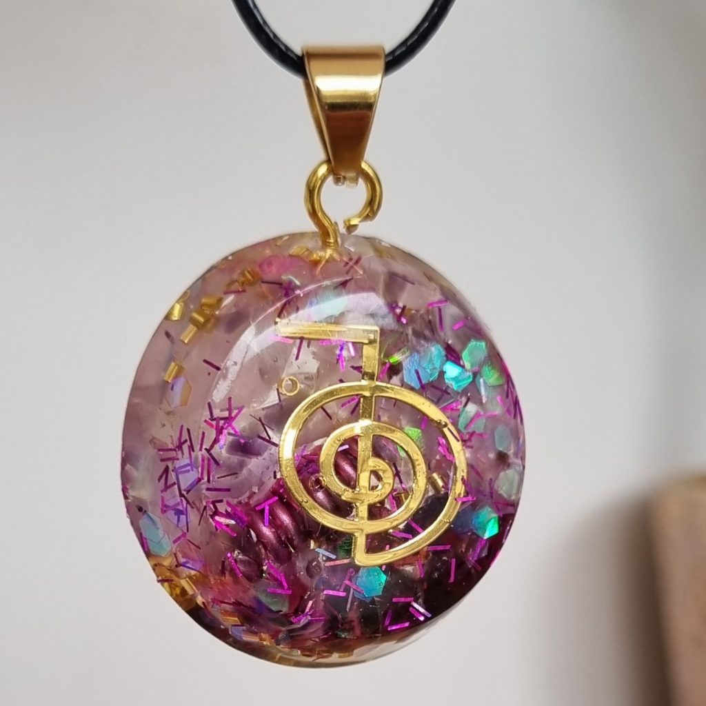 Collana con ciondolo in cristallo in argento sterling con Collana con ciondolo in cristallo in argento sterling con