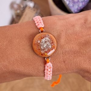 Bracelet Nébuleuse | Soigner l'Enfant Intérieur | Chakra sacré | Argenté