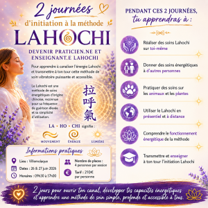 INITIATION LAHOCHI En Présentiel - 26 & 27 Juin 2026 (4 places