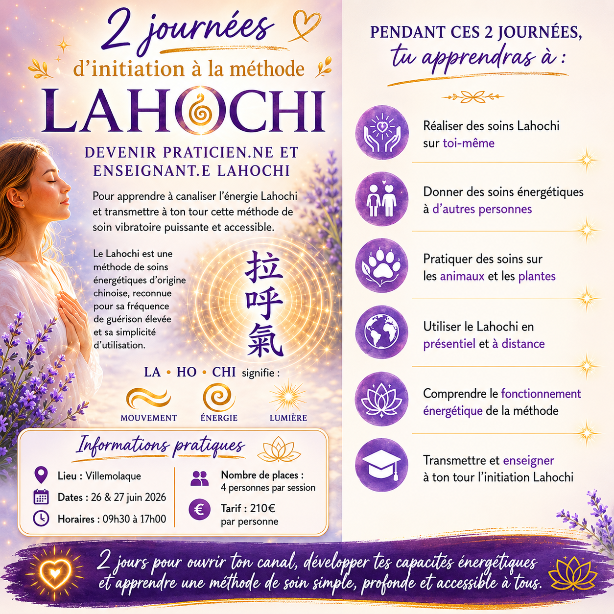 INITIATION LAHOCHI En Présentiel - 26 & 27 Juin 2026 (4 places