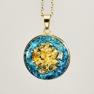 MAXI GALAXIE | Nébuleuse Expression de soi & Chakra gorge | doré