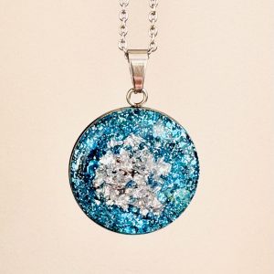 MAXI GALAXIE | Nébuleuse Expression de soi & Chakra gorge | argenté