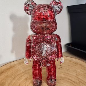 💗 Maxi Ourson des Étoiles – Amour de Soi & Chakra Cœur • Rhodonite