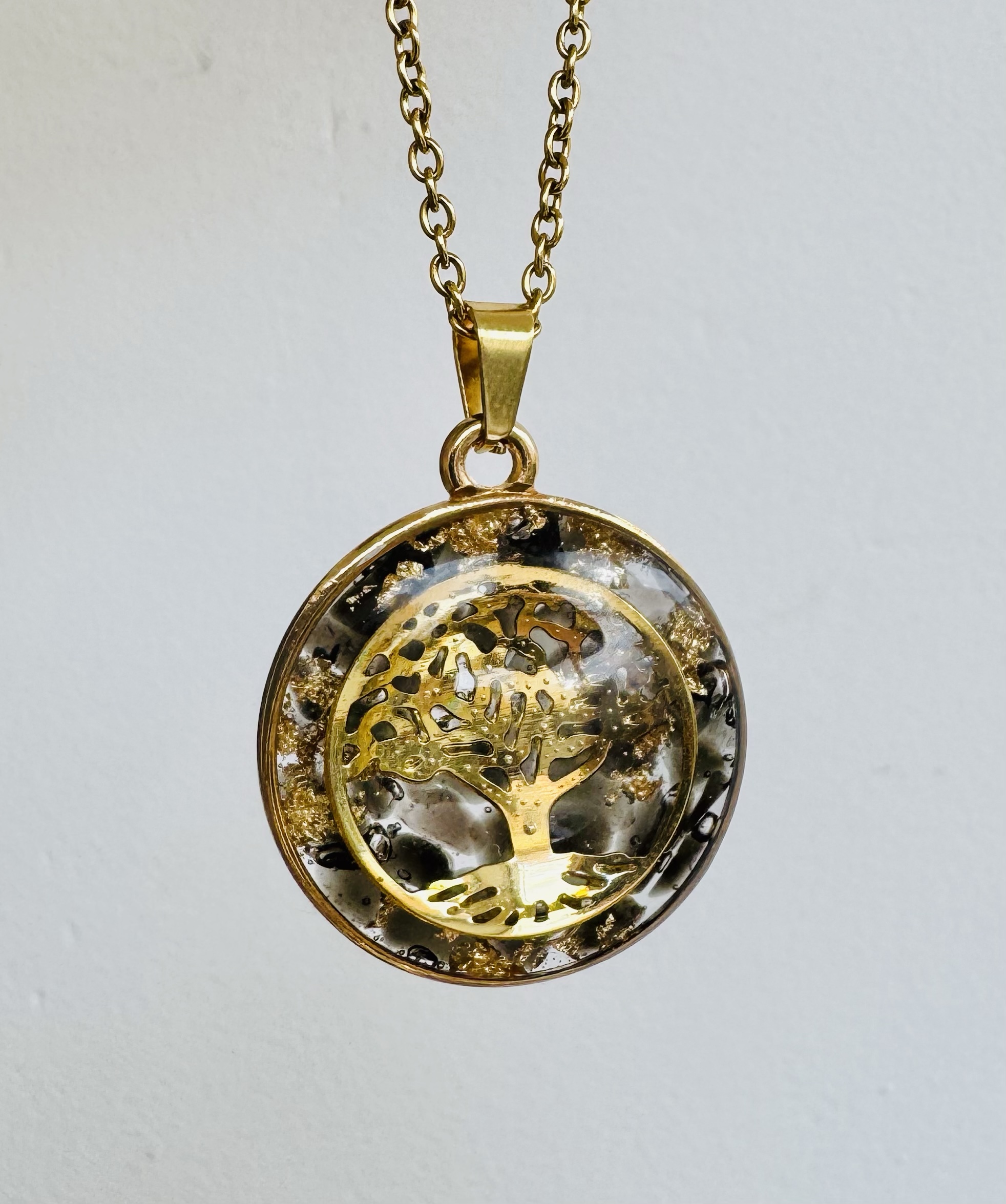 🌳 Maxi Galaxie FORCE INTÉRIEURE - Arbre de Vie & Obsidienne