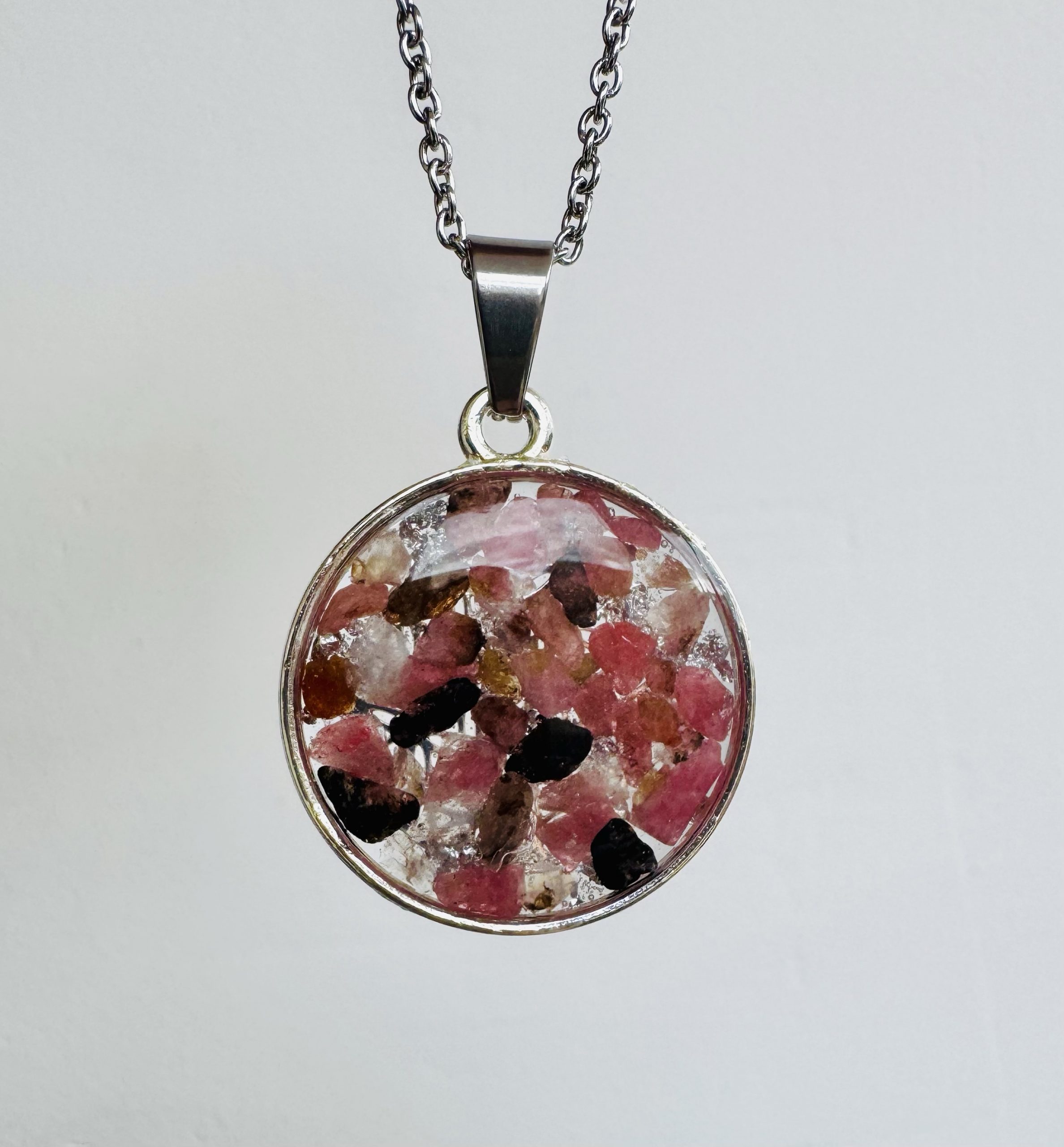đ Maxi Galaxie CĆUR GUĂRISSEUR â Fleur de Vie & Rhodonite â Image 6