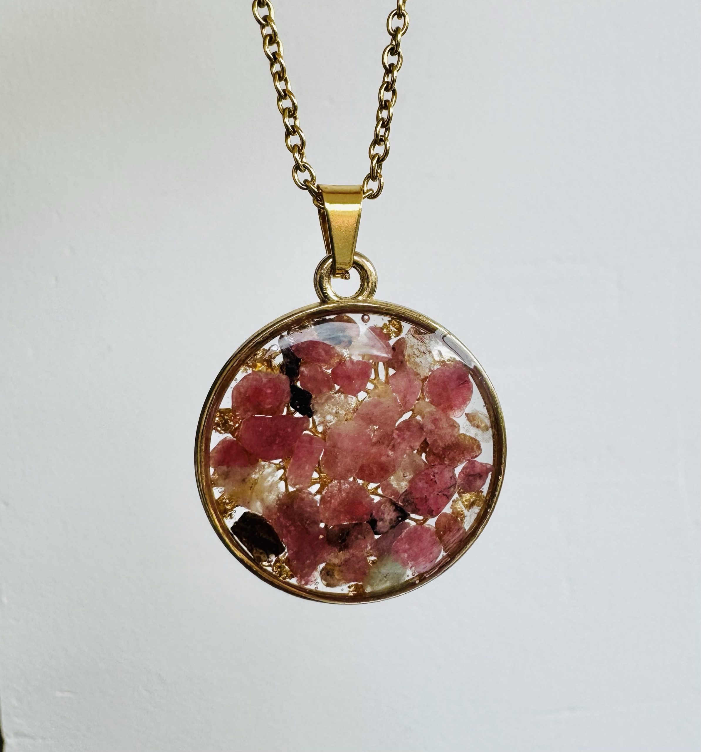 đ Maxi Galaxie CĆUR GUĂRISSEUR â Fleur de Vie & Rhodonite â Image 5