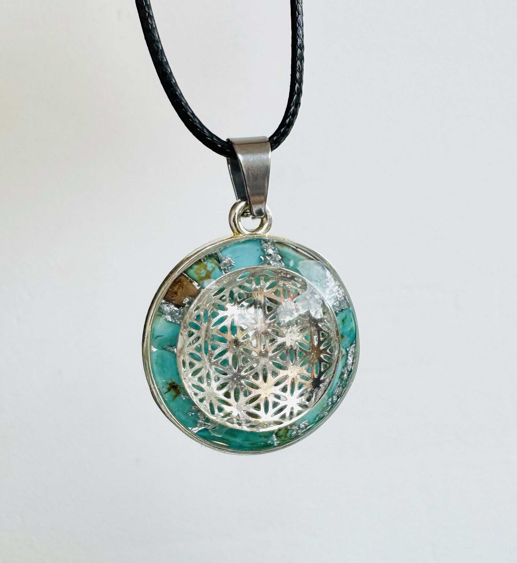 đ©” Maxi Galaxie VOIX SACRĂE - Turquoise & Fleur de vie â Image 4