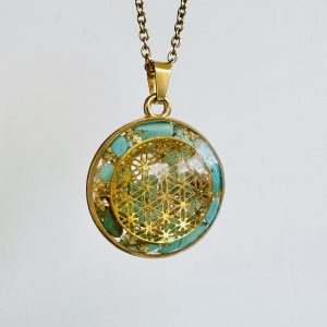 🩵 Maxi Galaxie VOIX SACRÉE - Turquoise & Fleur de vie