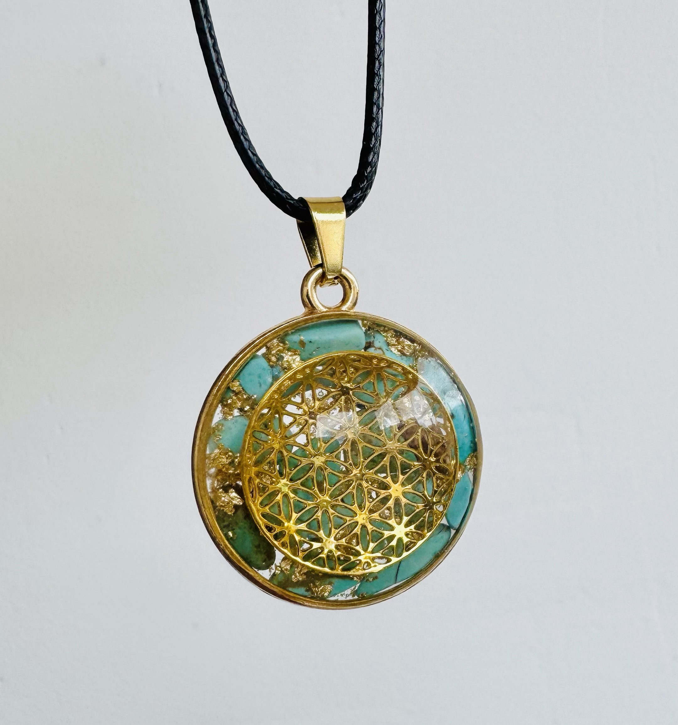 đ©” Maxi Galaxie VOIX SACRĂE - Turquoise & Fleur de vie â Image 3