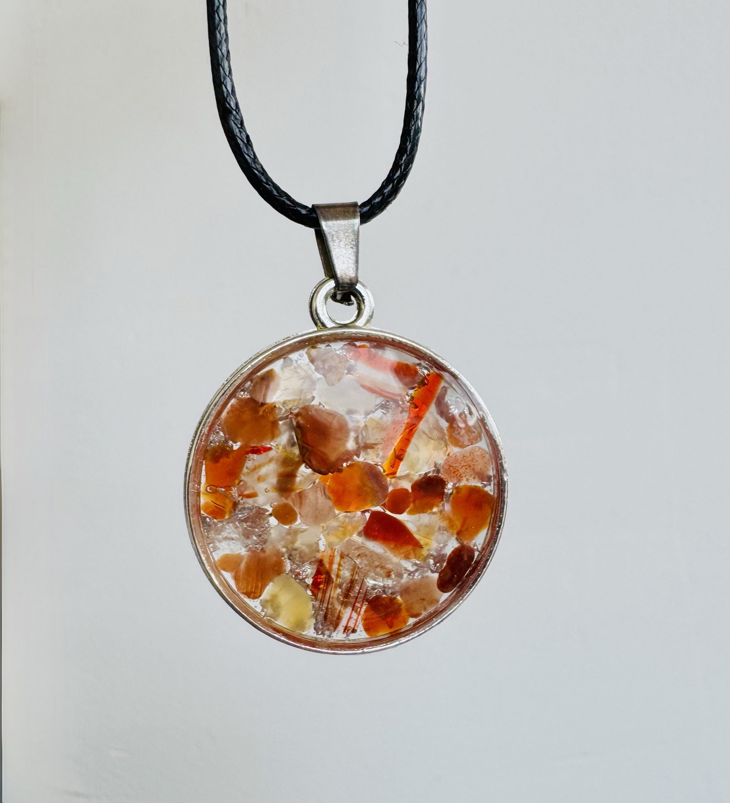 🧡 Maxi Galaxie FEU CRÉATEUR – Fleur de Vie & Cornaline – Image 6