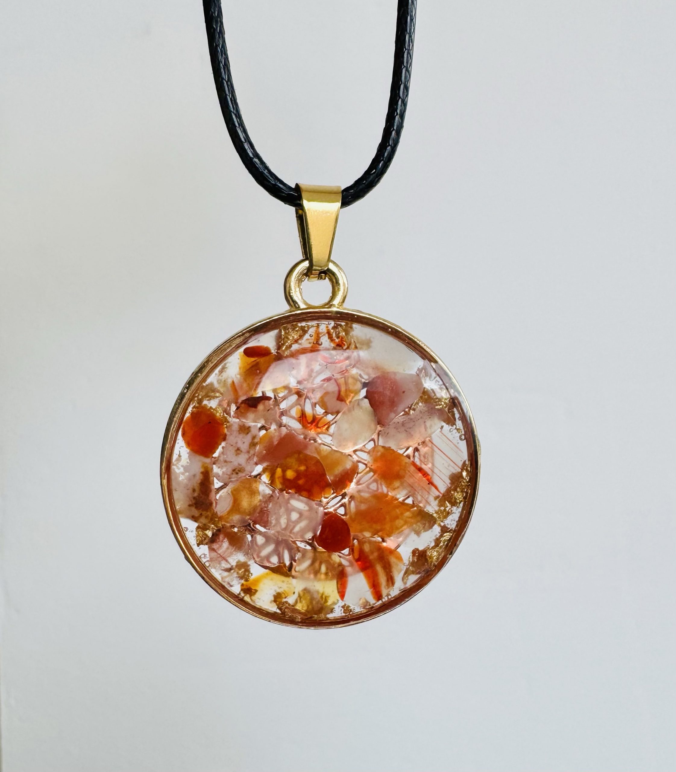 🧡 Maxi Galaxie FEU CRÉATEUR – Fleur de Vie & Cornaline – Image 5