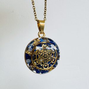 💙 Maxi Galaxie VOIX CÉLESTE – Cube de Métatron & Lapis-Lazuli