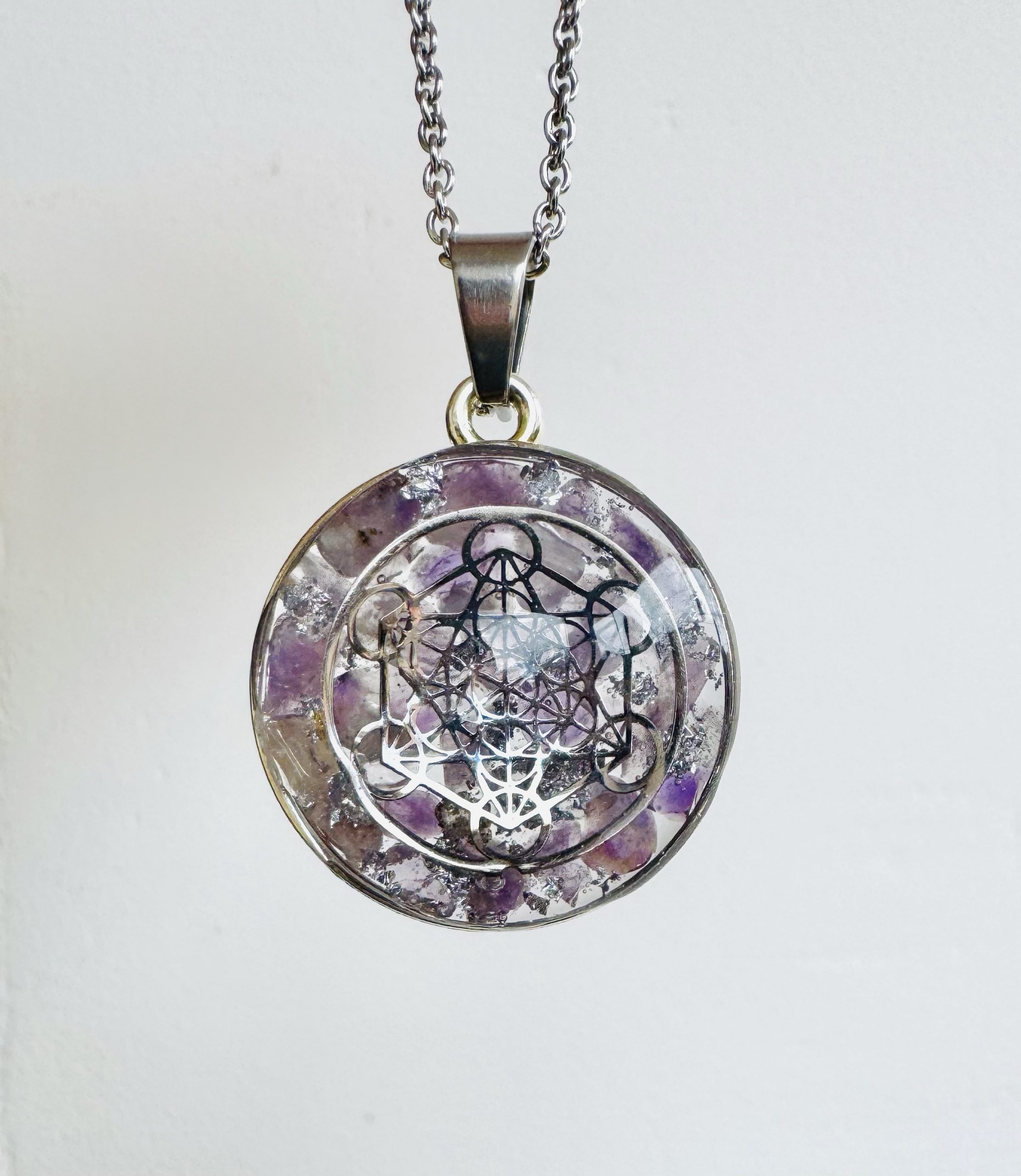 🔮 Maxi Galaxie LUMIÈRE DIVINE – Cube de Métatron & Améthyste ✨ – Image 2