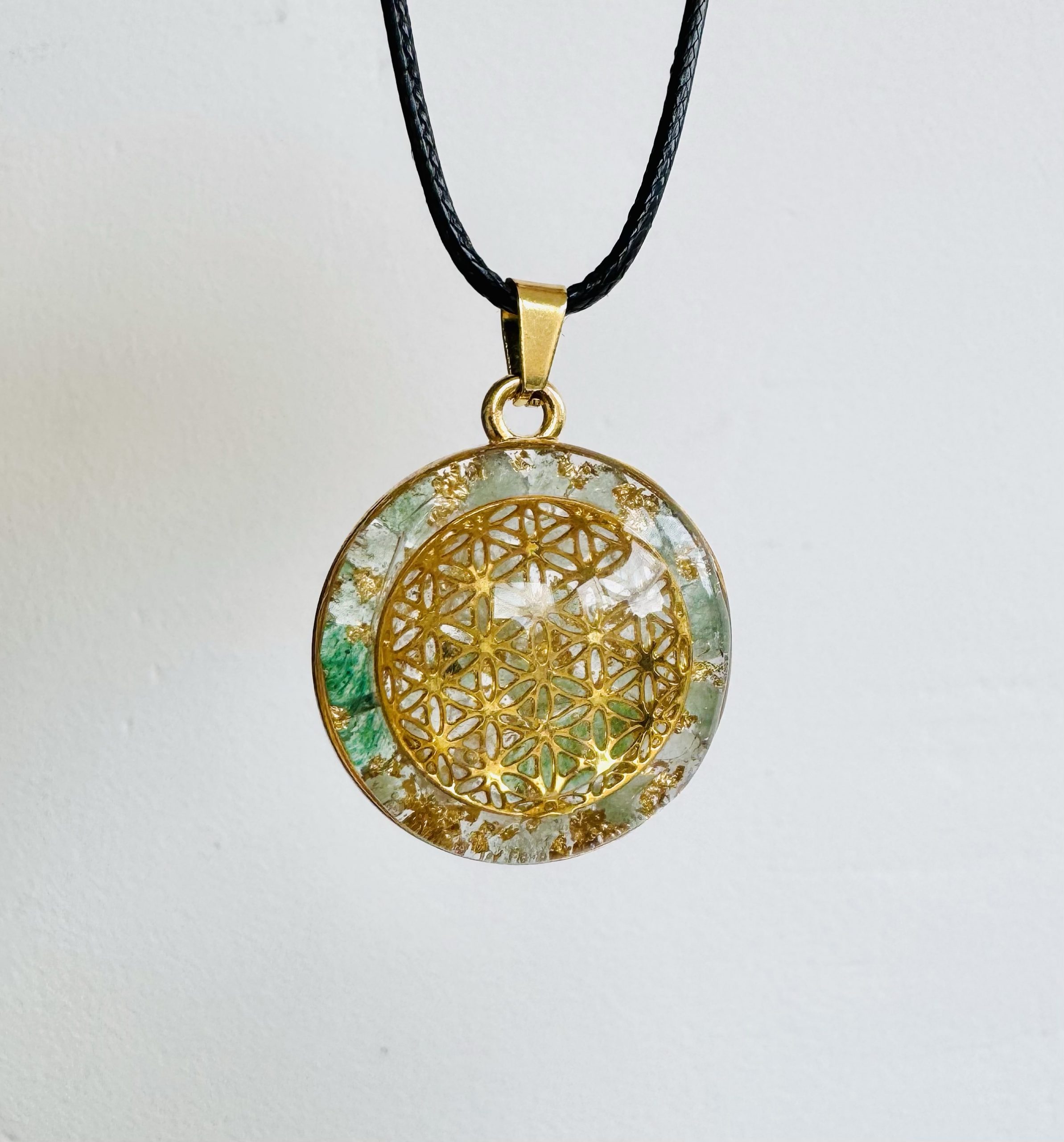 đ Maxi Galaxie HARMONIE DU CĆUR - Fleur de Vie & Aventurine Verte â Image 2