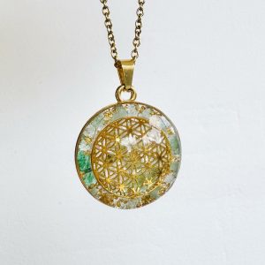 💕 Maxi Galaxie HARMONIE DU CŒUR - Fleur de Vie & Aventurine Verte