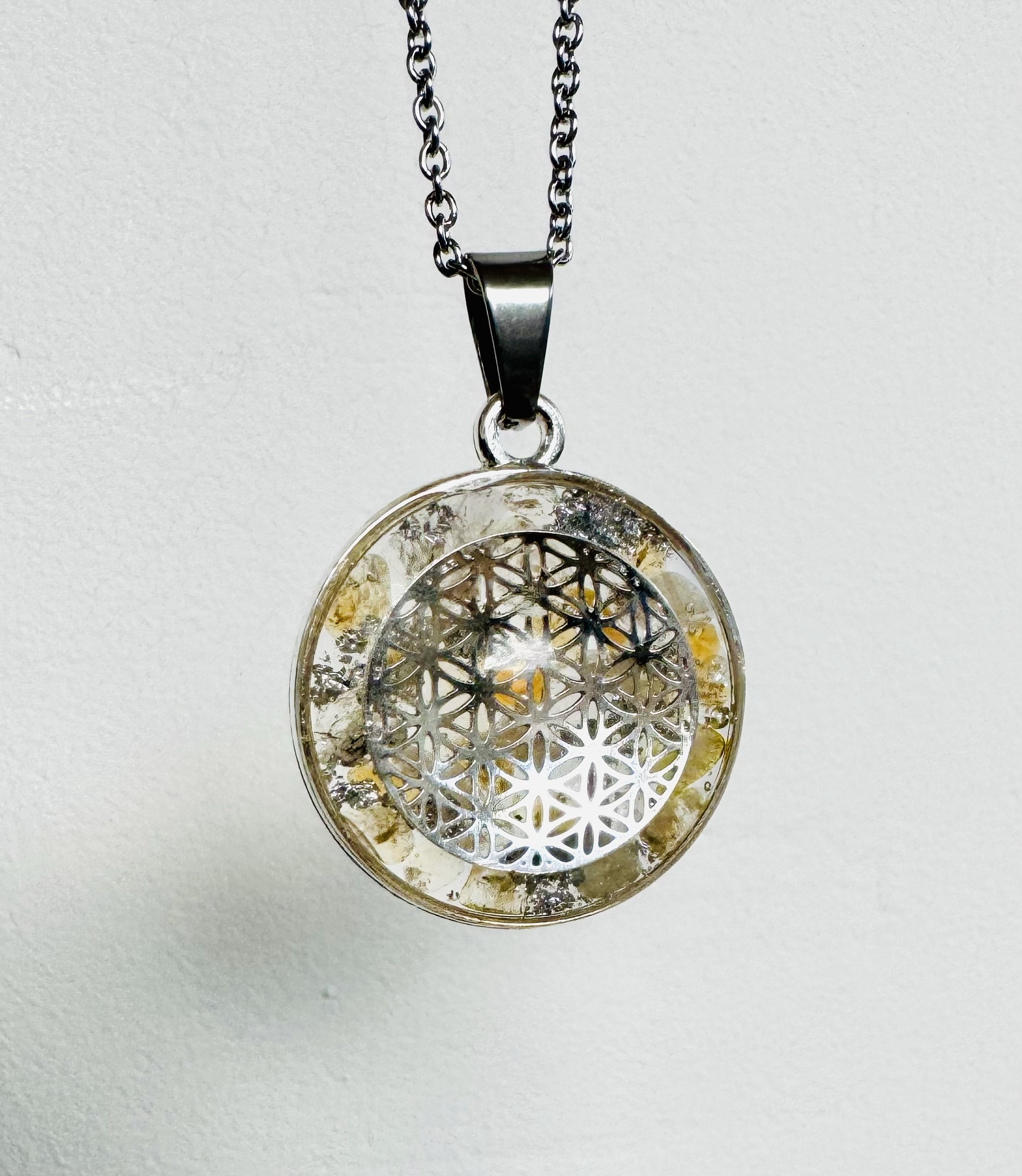 ☀️ Maxi Galaxie RAYON D'OR – Fleur de Vie & Citrine – Image 2