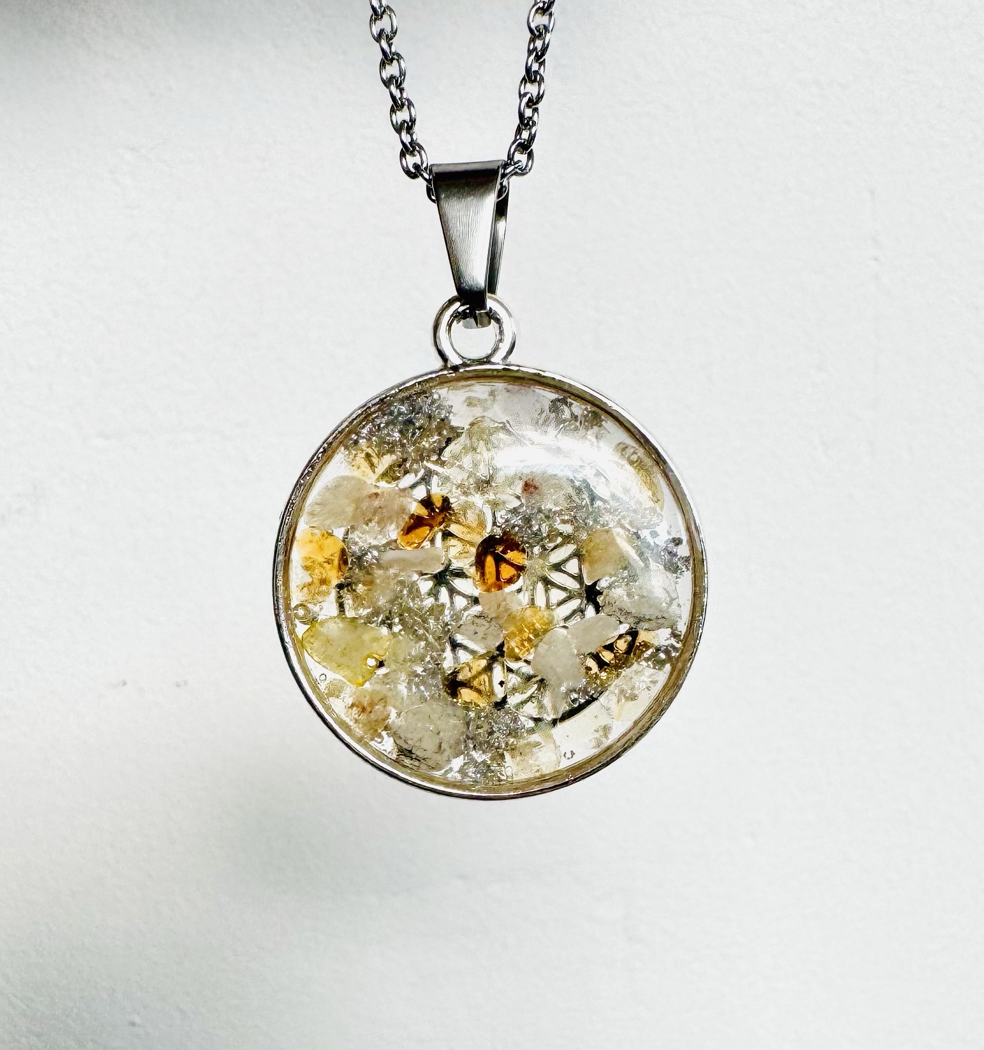 ☀️ Maxi Galaxie RAYON D'OR – Fleur de Vie & Citrine – Image 5