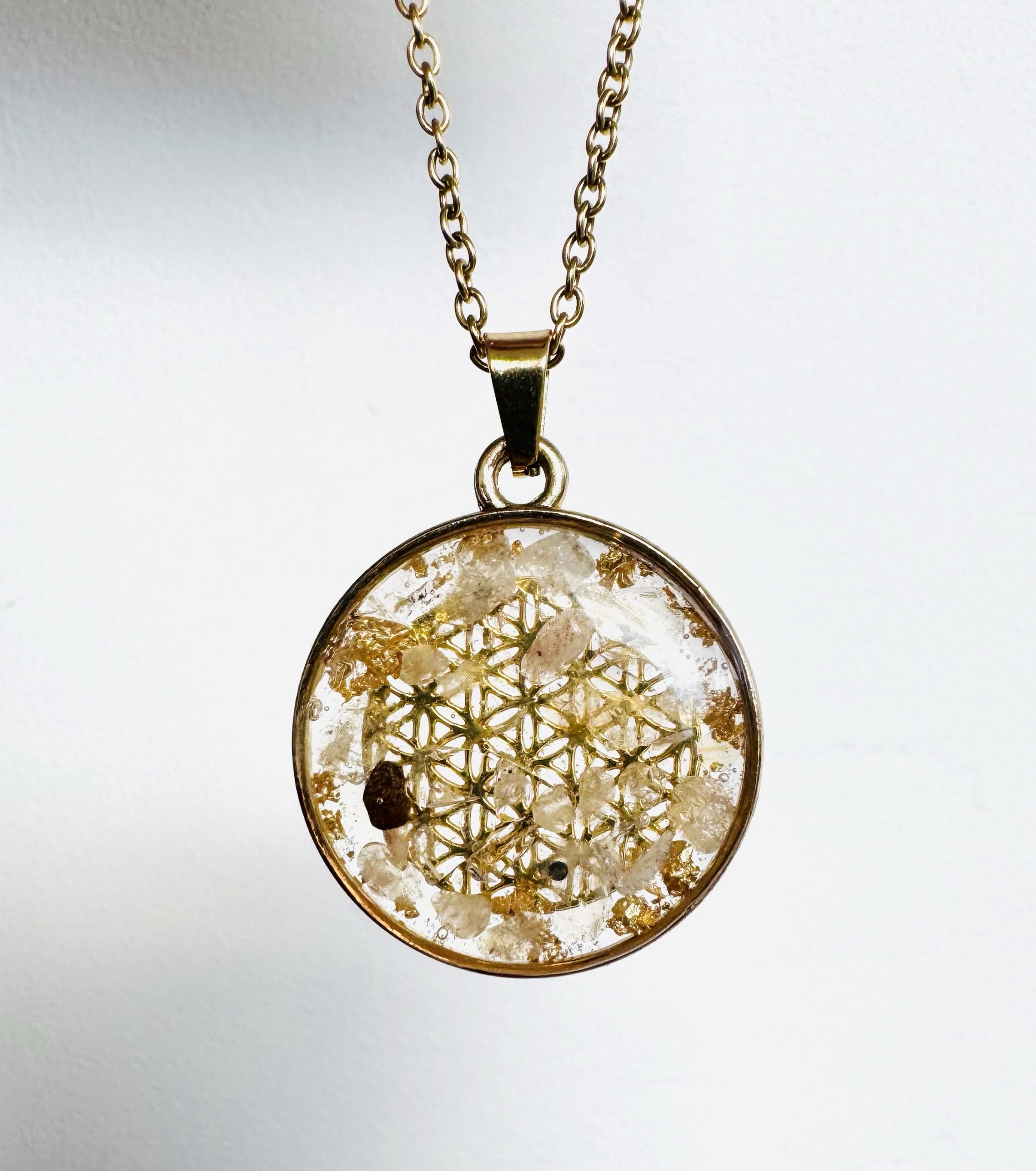 ☀️ Maxi Galaxie RAYON D'OR – Fleur de Vie & Citrine – Image 6