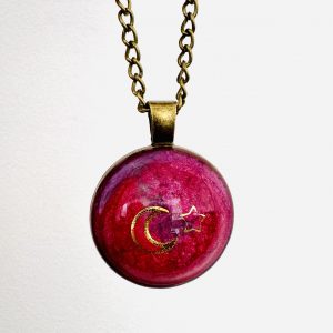 Maxi Galaxie | Connexion Cosmique | Chaîne bronze antique