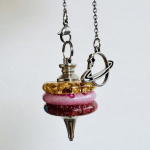 💗 Pendule Nébuleuse – Ouverture du Cœur & Chakra Cœur