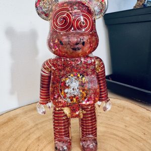 🌷 Maxi Ourson des Étoiles – Guérison du Féminin • Rhodonite