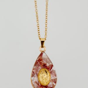 Collier Miraculeuse • Douceur Divine Quartz Rose & Rose Rose