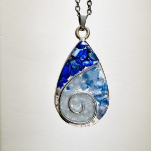 Collier vibratoire argenté - Guidance Intérieure • À l’écoute de sa propre voix