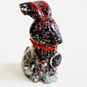 Lapin des Étoiles • Ancrage & Protection | Chakra racine | Cristal de roche • Obsidienne