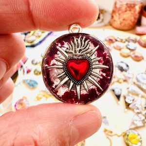 Collier Vibratoire Cœur Sacré - Amour de Soi