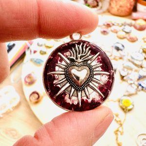 Collier Vibratoire Cœur Sacré - Amour de Soi